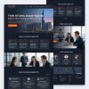 corporate web design mockup vn