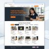 education web design mockup vn