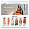 fashion web design mockup vn