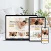 spa web design mockup vn