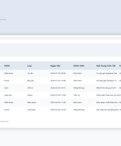 File CRM Quản Lý Khách Hàng Cơ Bản Google Sheet Tự Động Hóa, Dashboard BI Chuyên Nghiệp - Ảnh 3