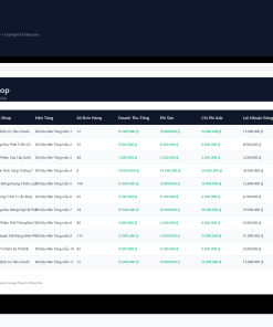 File Tổng Hợp Số Liệu Báo Cáo Nhiều Gian Hàng Google Sheet Tự Động Hóa, Dashboard BI Chuyên Nghiệp - Ảnh 2